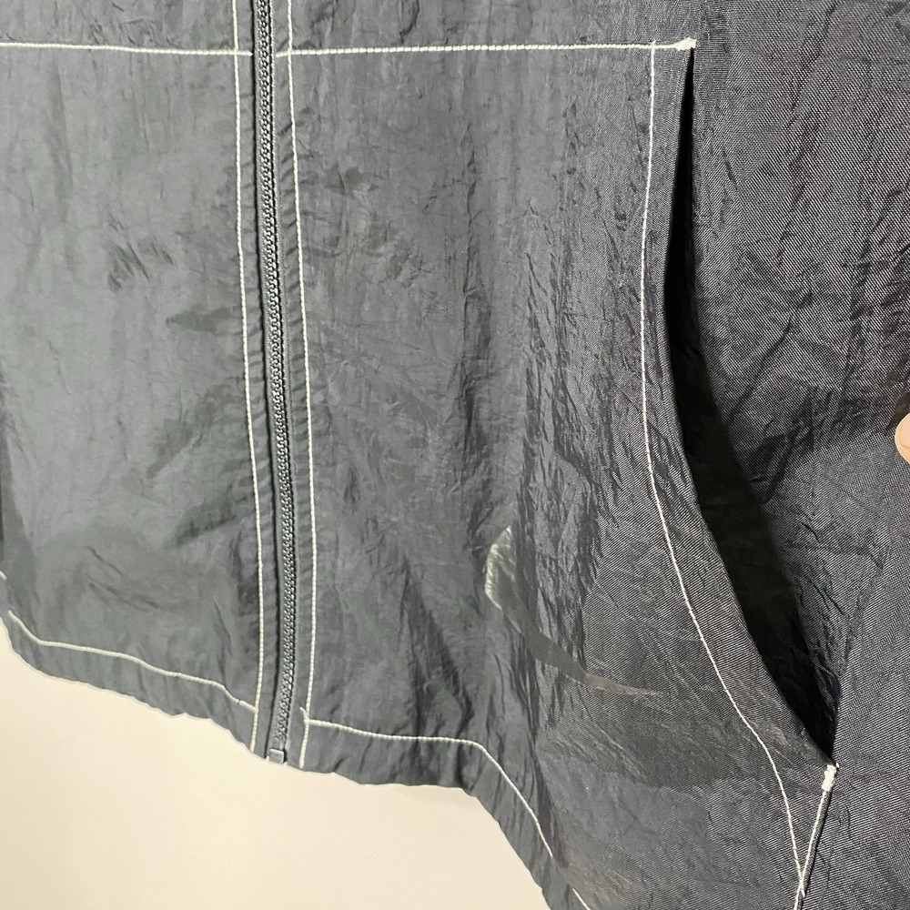 Vintage‎ Nike Jacket Men Sz M Hooded Windbreaker Big Logo Oversized Baggy Y2K - Picture 4 of 15